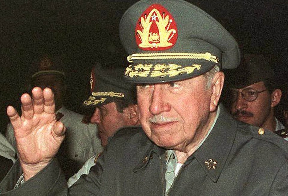 Chilean General Agusto Pinochet, military, Salinas, Ecuador