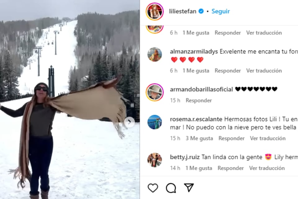 Lili Estefan's accident, snow, el gordo y la flaca, colorado, snow
