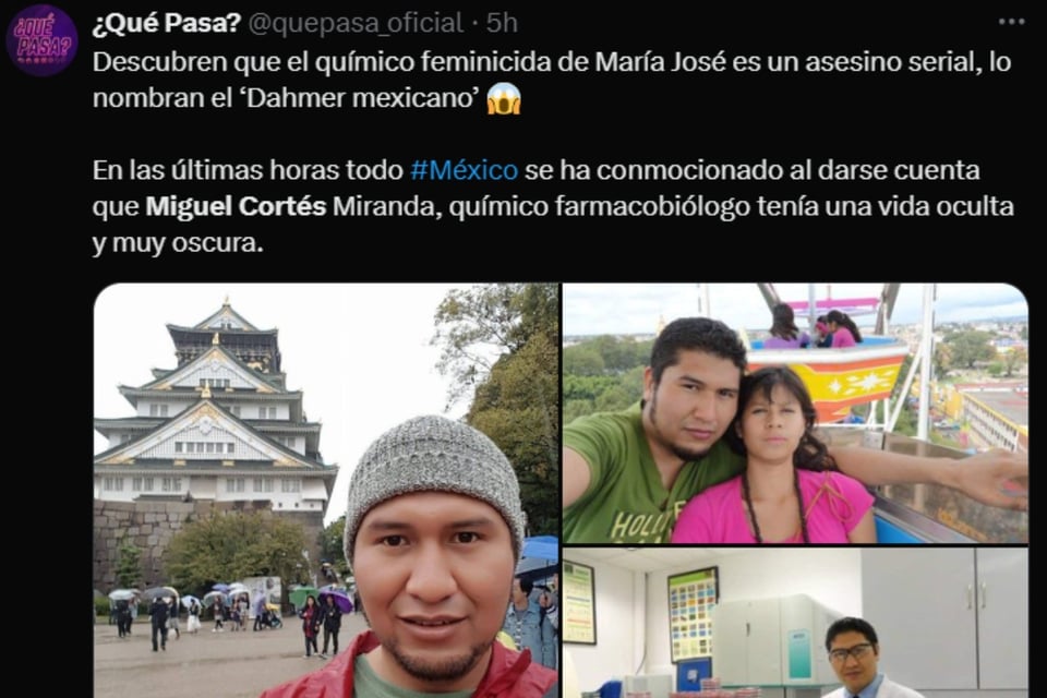 Miguel Cortés Miranda, Miguel Cortés Miranda, María José, murder, crime