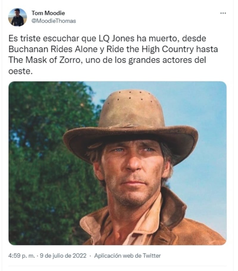 "Uno de los actores occidentales más carismáticos que jamás hayan aparecido en la gran pantalla"