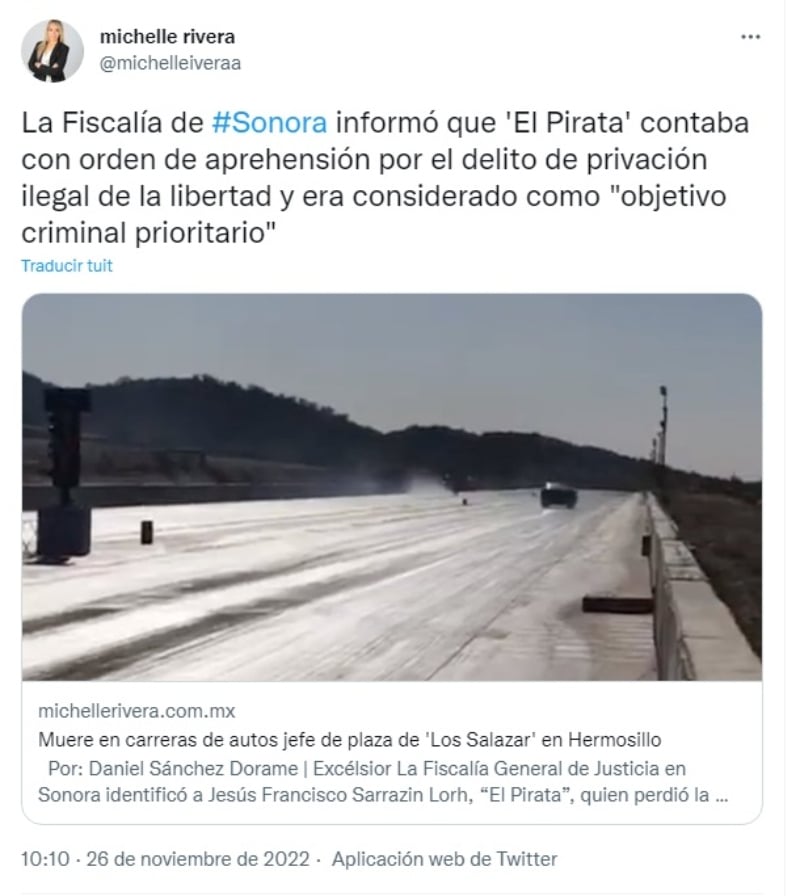 Capo known as El Pirata dies in terrible accident