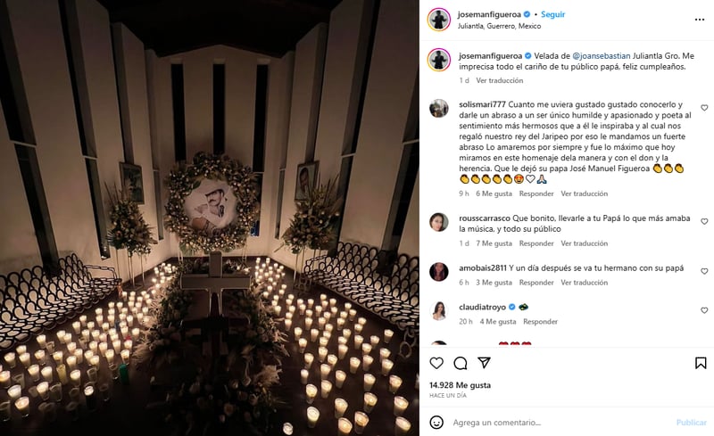 Muere hijo cantante mexicano