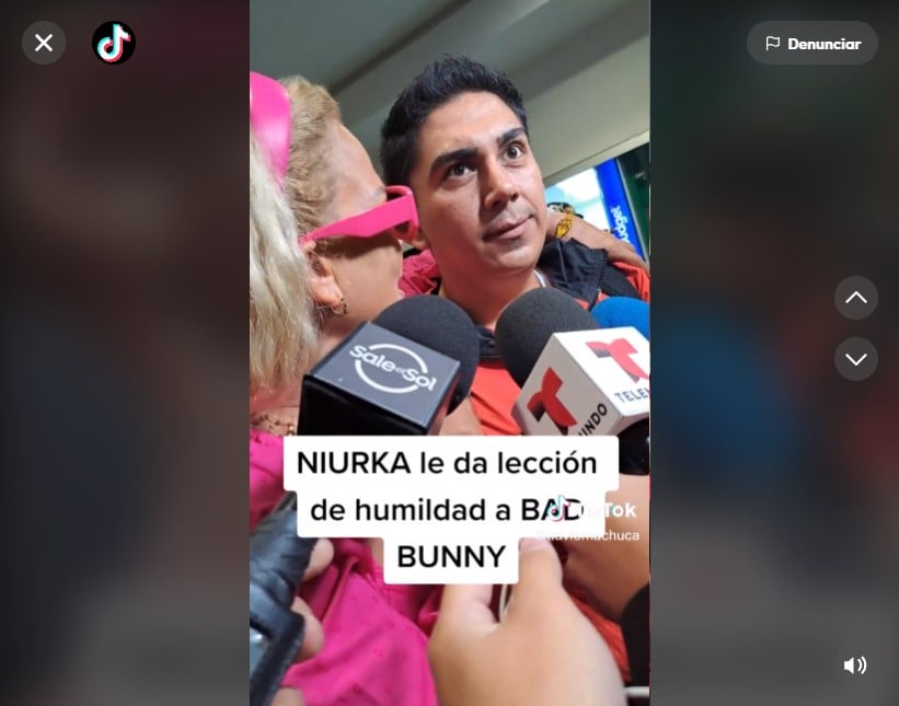 Tip Niurka Bad Bunny