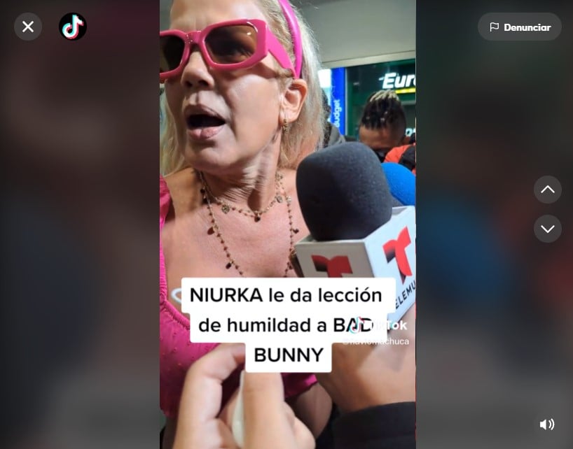 Tip Niurka Bad Bunny