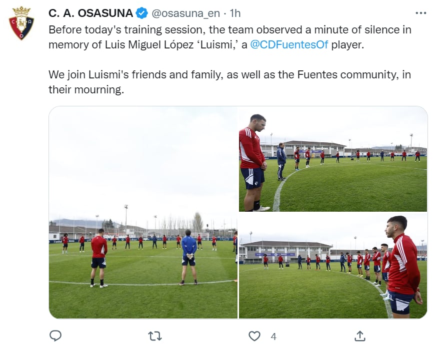 luto futbol España