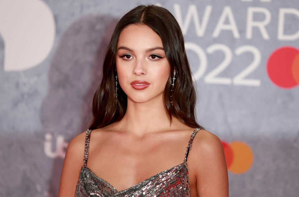 Olivia Rodrigo attends The BRIT Awards 2022