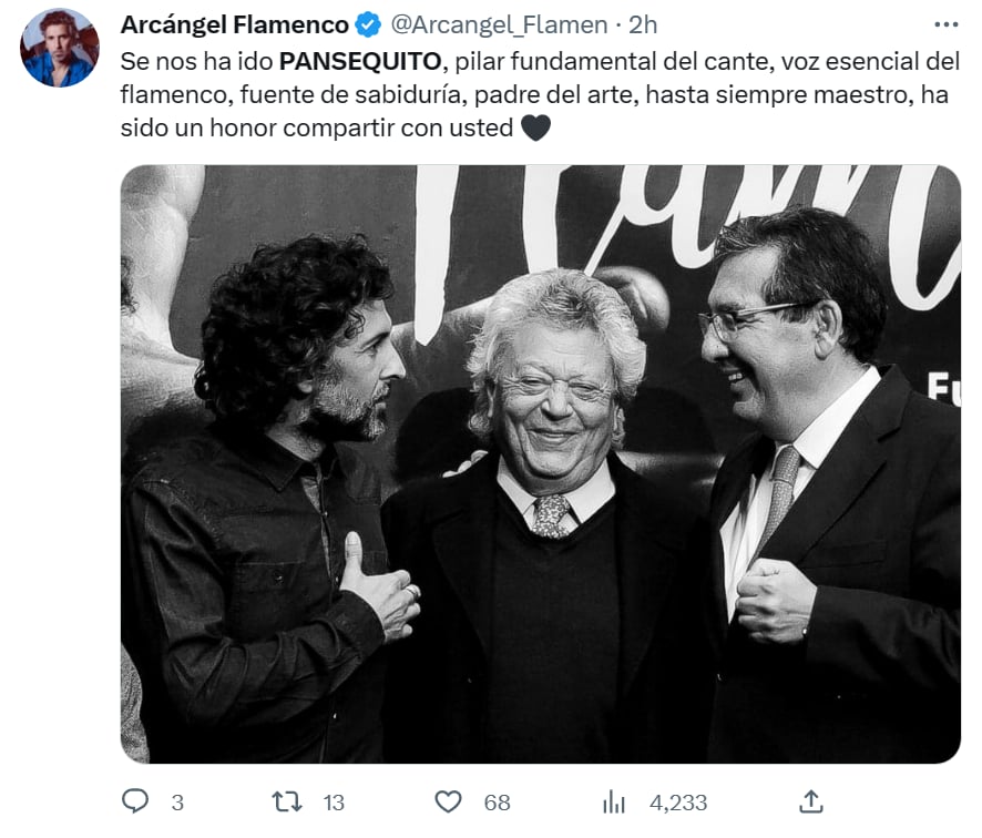 José Cortés Pansequito dies