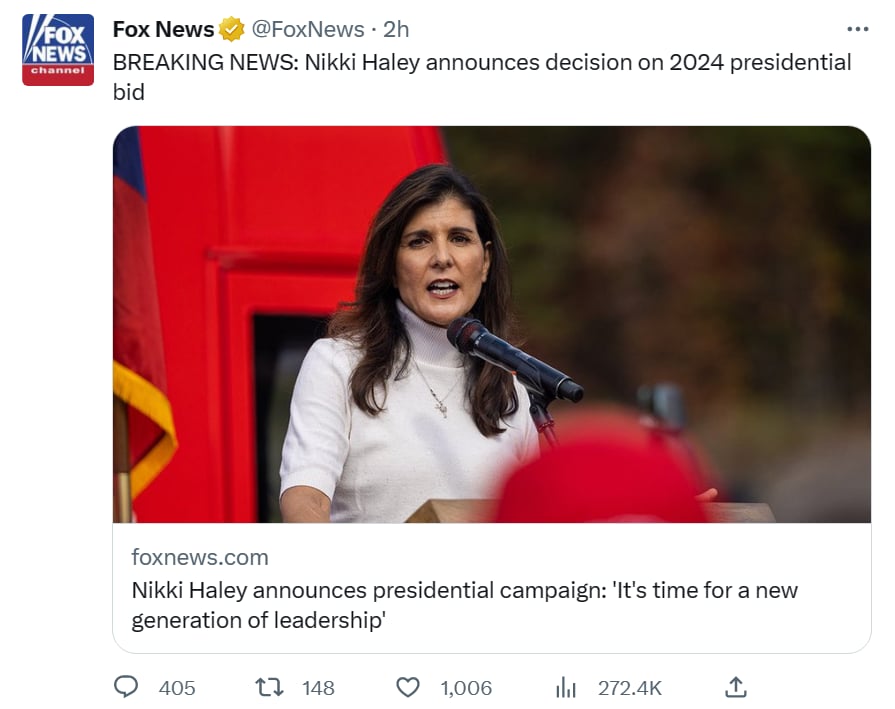 Nikki Haley presidential campaign