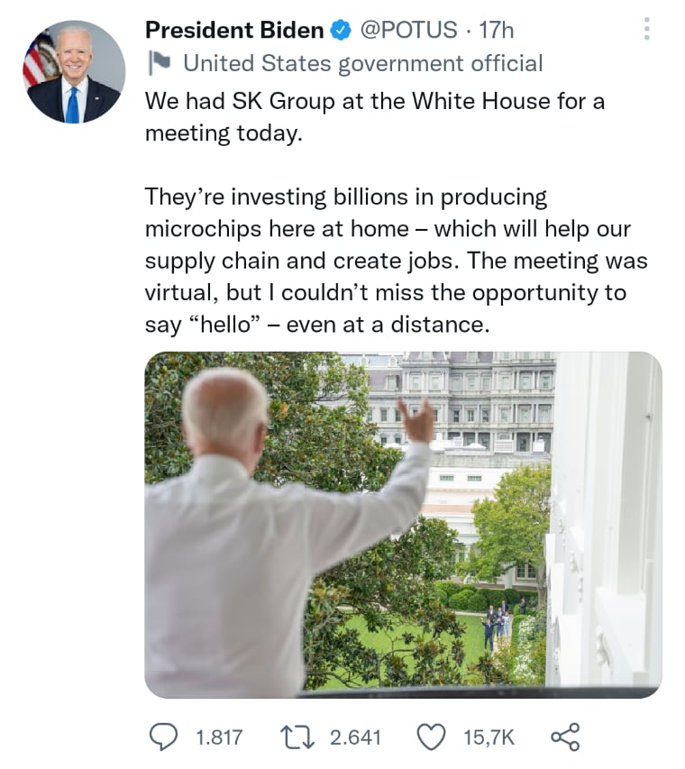 Biden recovers Covid