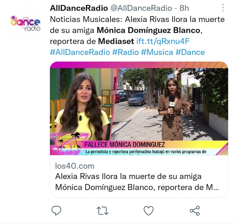Reporter Mónica Domínguez dies