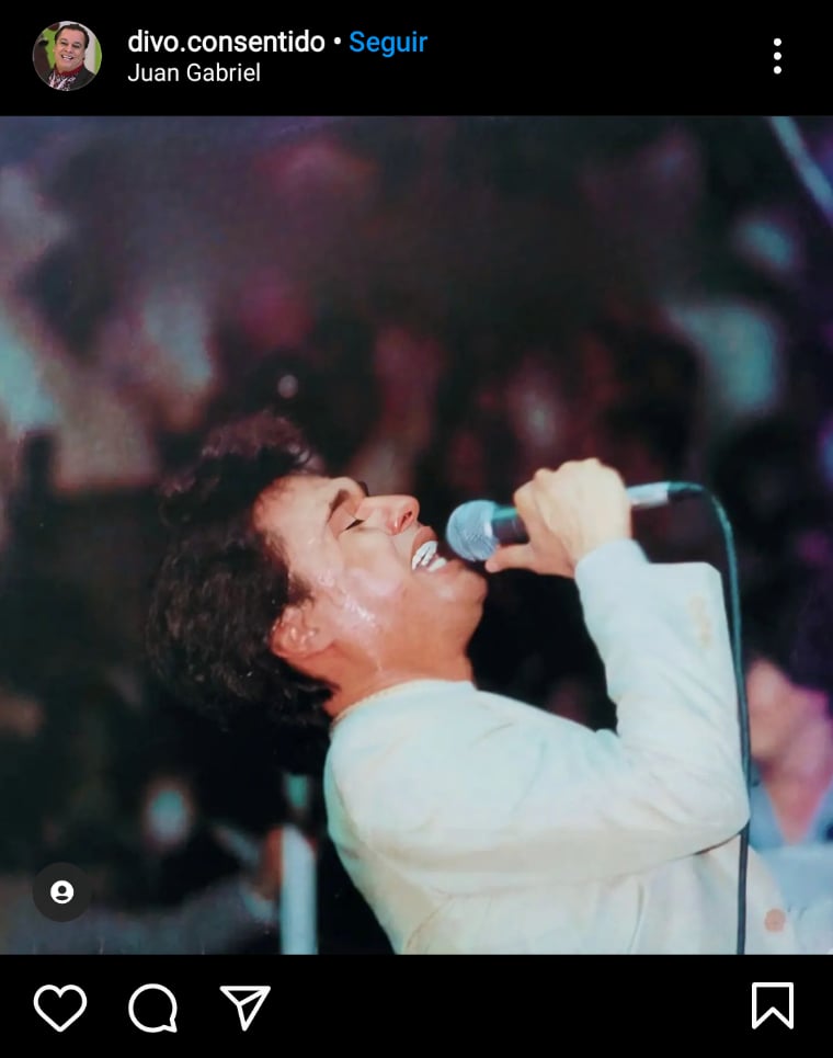 Last boyfriend Juan Gabriel