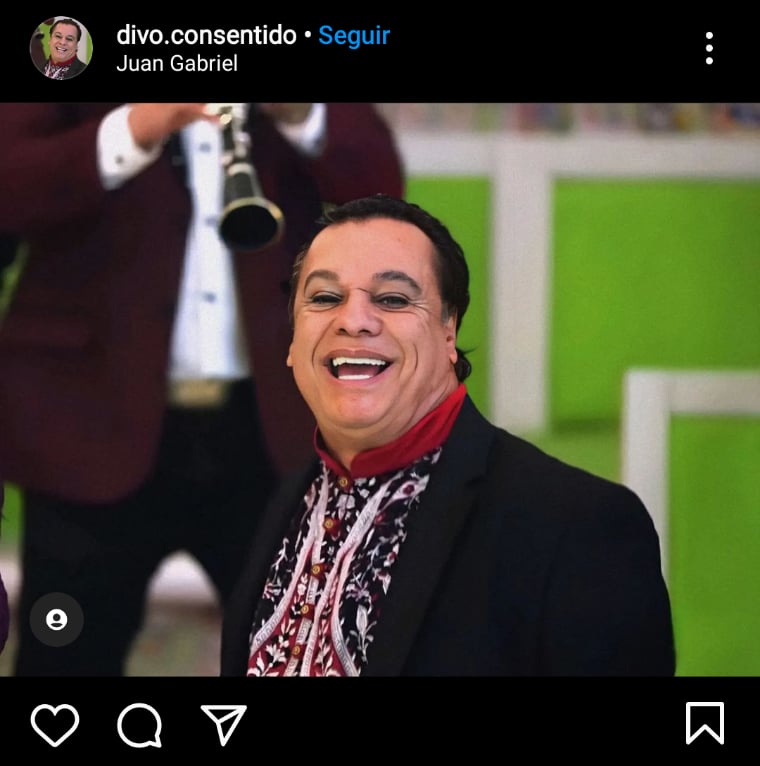 Last boyfriend Juan Gabriel
