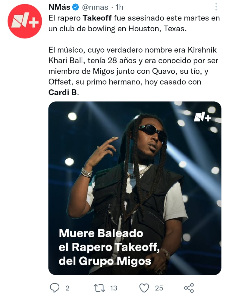 Takeoff primo Cardi B
