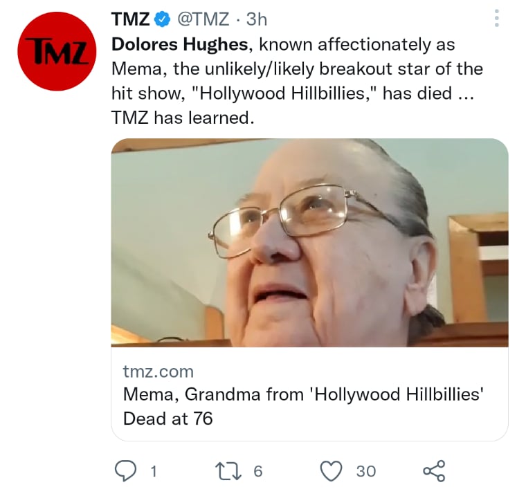 Star Dolores Hughes dies
