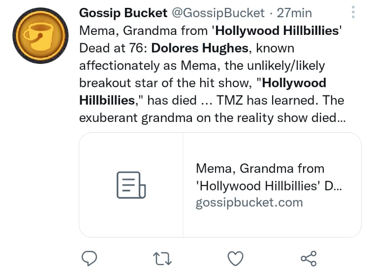 The famous manager was the one who confirmed his death