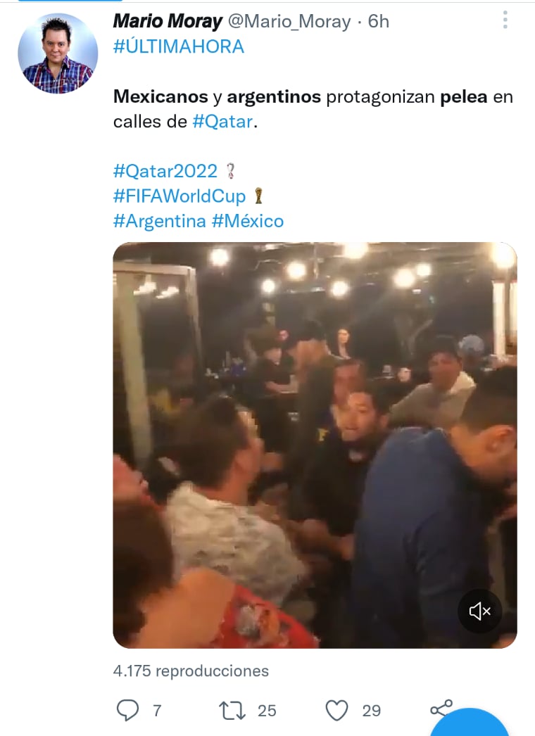 Mexicanos protagonizan pelea Qatar