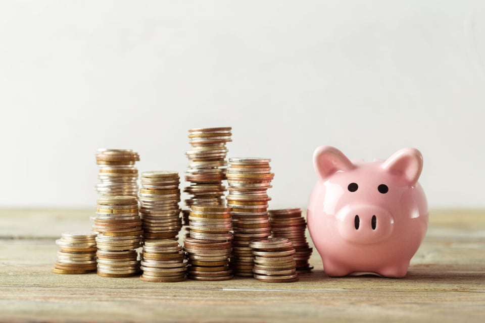 Ahorros, Cochinito, Monedas de oro, Casa, MundoNow