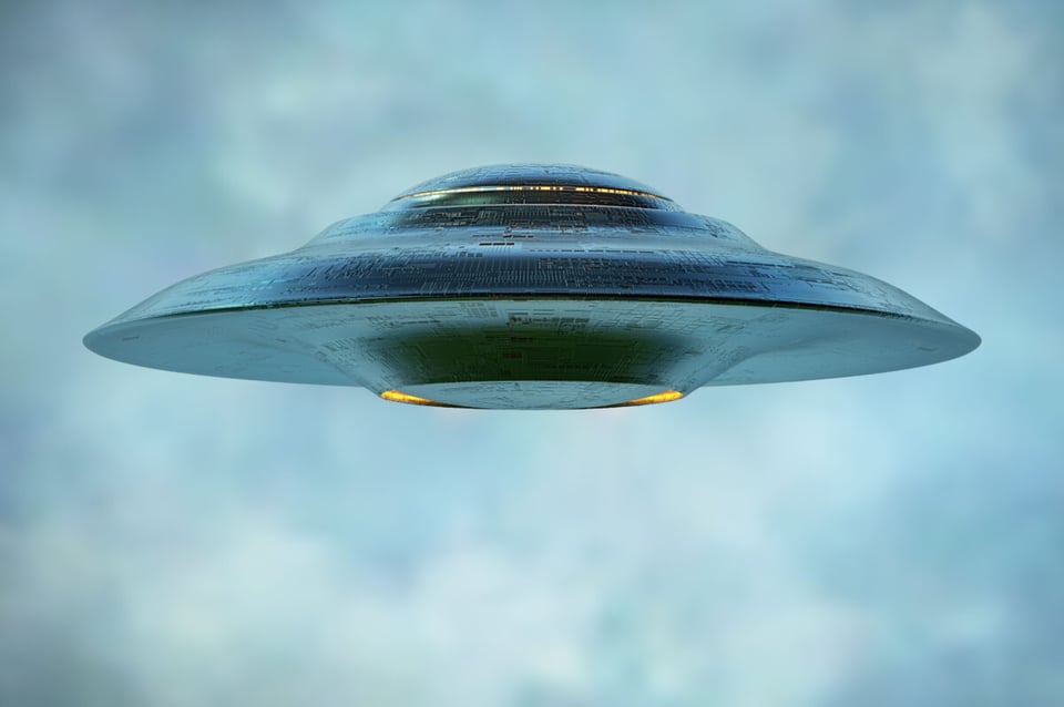 OVNI en el cielo