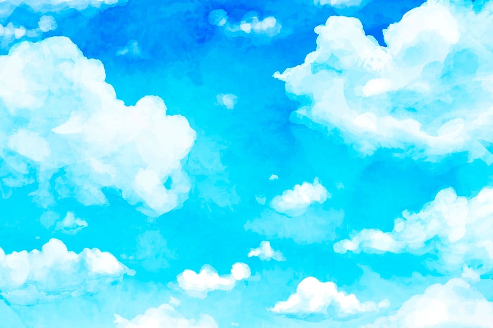 Cielo, Nubes, Acuarela, Leyenda, Podcast