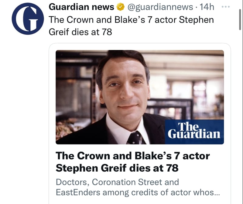 Who was Stephen Grief?