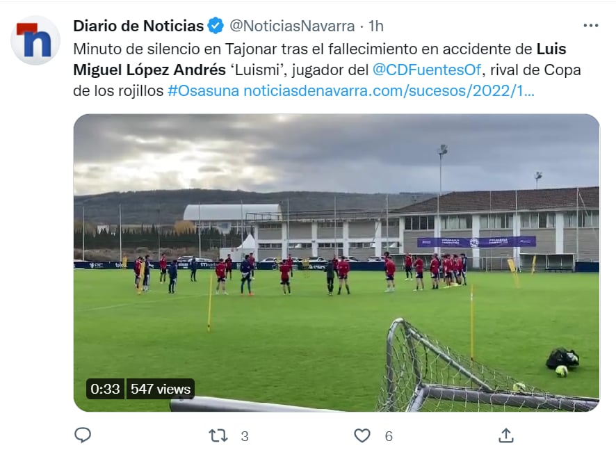 Muere jugador Luismi