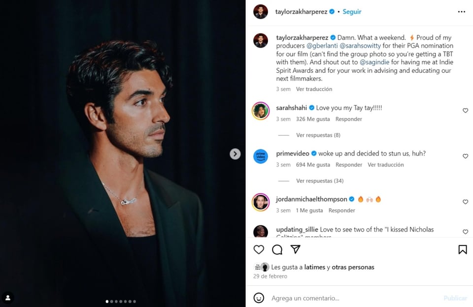 Taylor Zakhar Pérez, UCLA, The Kissing Booth, Minx, MundoNOW