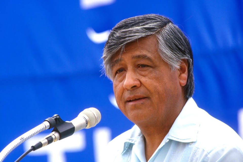 United Farm Workers, Cesar Chavez, speech, California