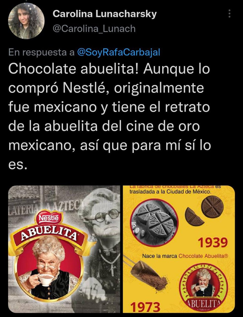 Due to its success, it was immortalized as the image of a chocolate