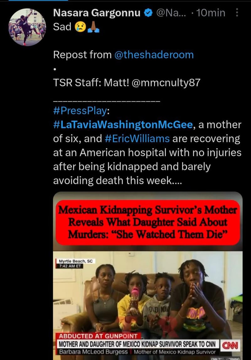 Mother of a kidnapped woman in Matamoros breaks the silence and reveals how her daughter saw the other victims die