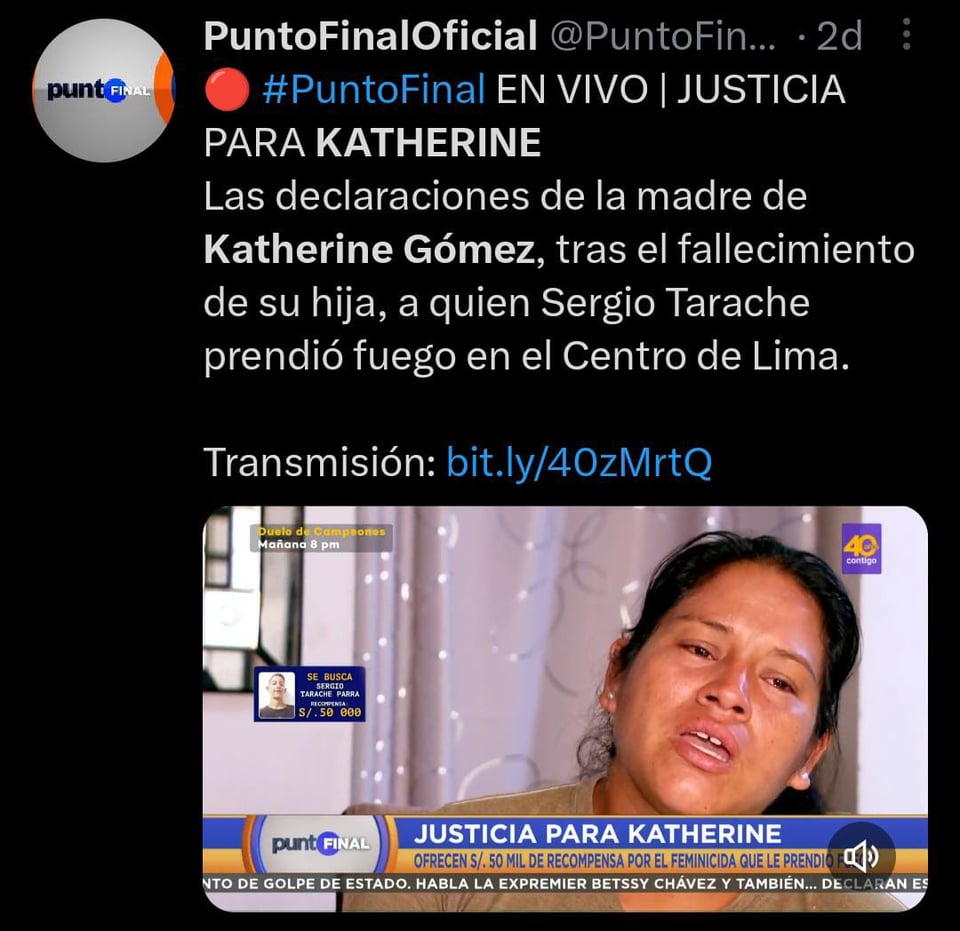 Mother of the victim breaks the silence after the death of her daughter