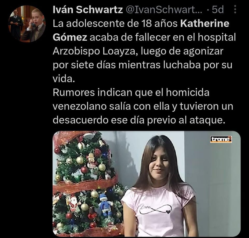 Hispanic woman of only 18 years is burned alive by her ex-boyfriend in the middle of a public road