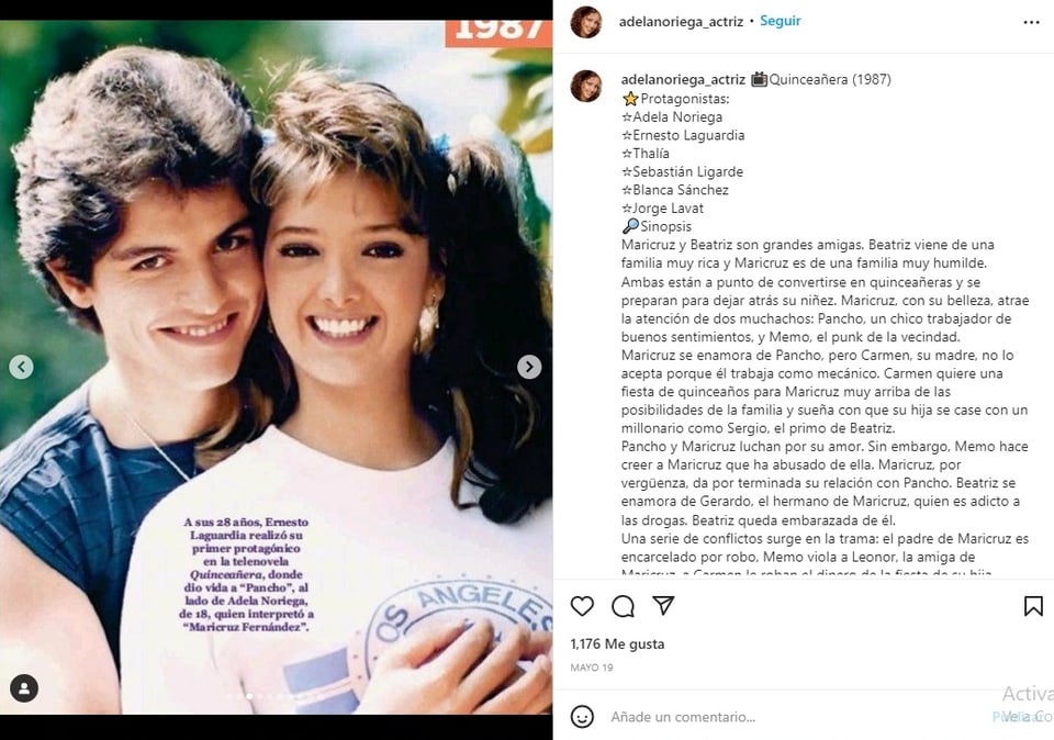 Her beginnings as an actress