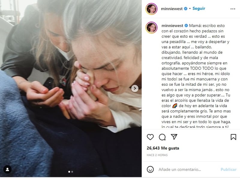 Amparo Serrano dies: The last goodbye