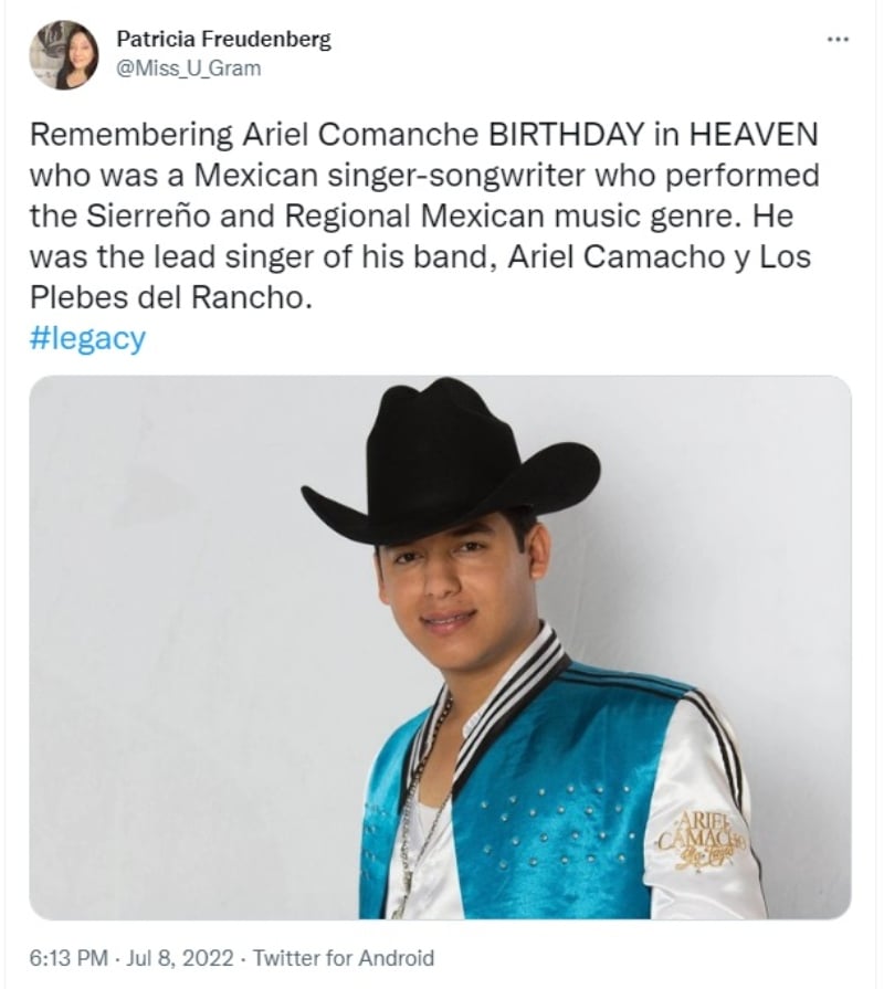 ¿Cómo quedó el cuerpo de Ariel Camacho tras el accidente?