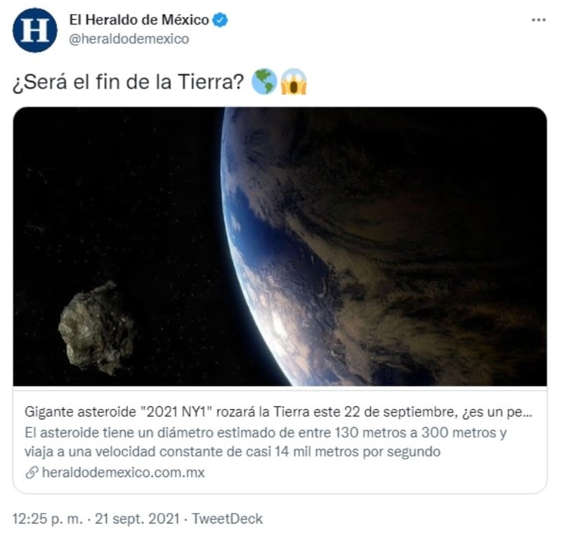 There is another one by name "2021 NY1"