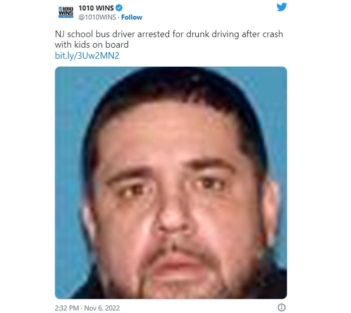 Hispanic crashes while drunk driving a school bus full of children