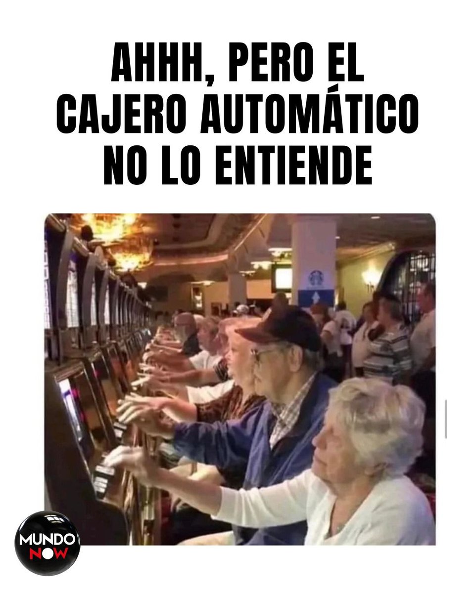 cajero, automático, casino, viejitos, risa