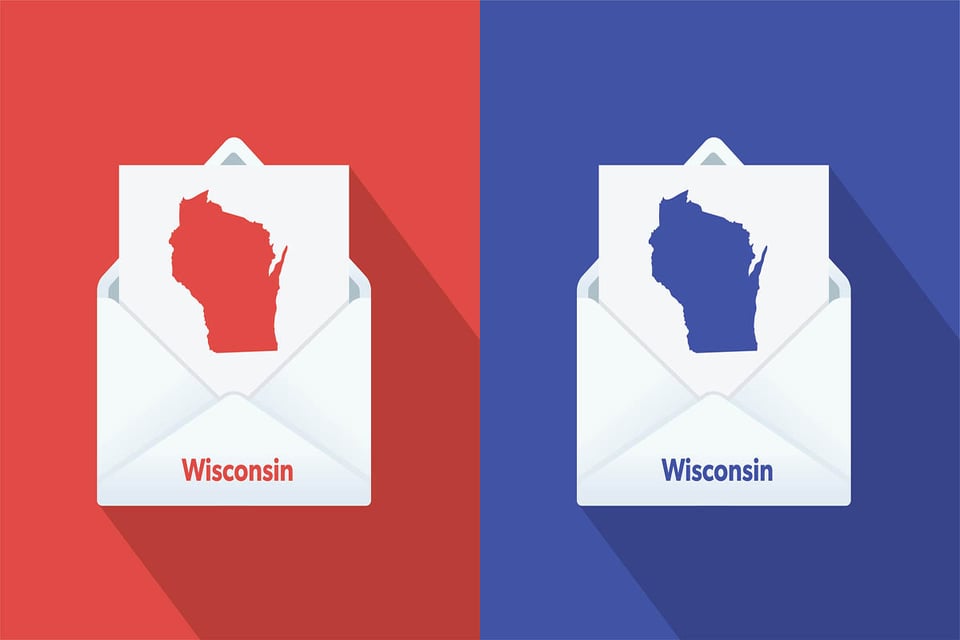 Wisconsin, electoral, votes, concept, voting