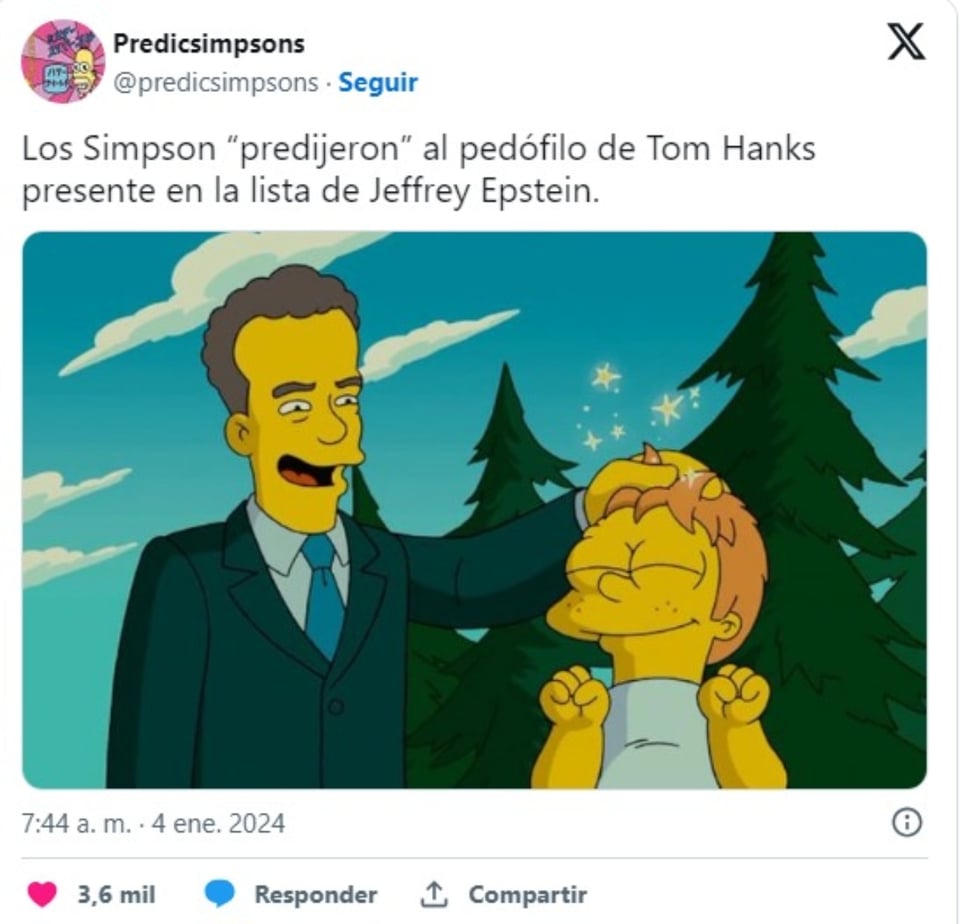 The Simpsons, episodes, predictions, Jeffrey Epstein, celebrities,