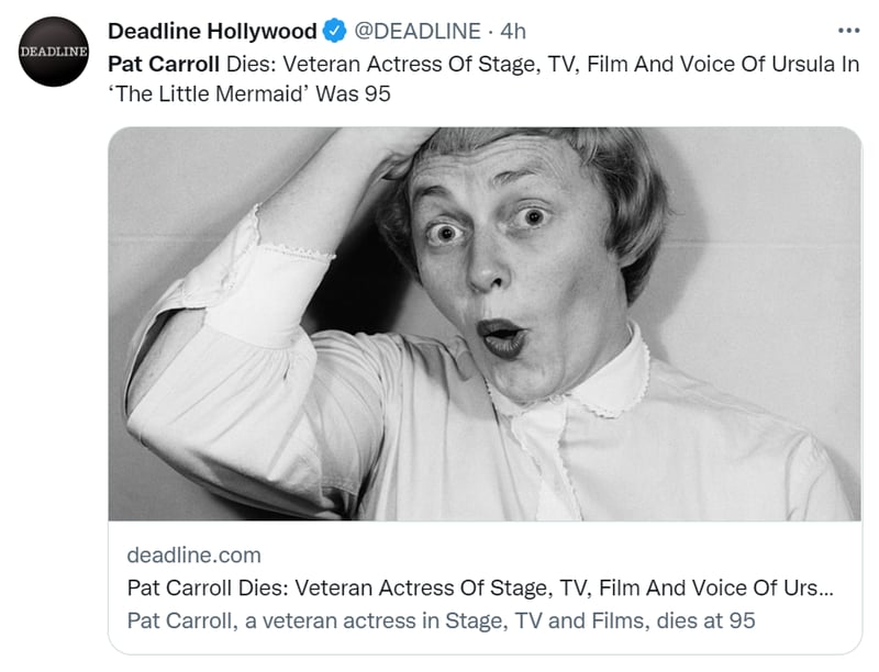 Muere Pat Carroll