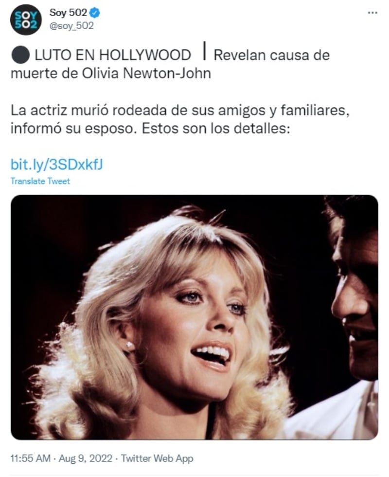 Causa muerte Olivia Newton-John: Luchó contra el cáncer de mama