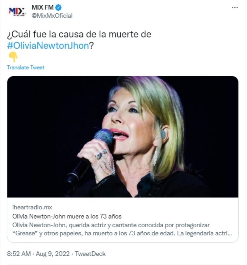 "Ella realmente se hundió en los últimos cinco días"