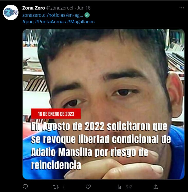 The other antecedents that Adalio Mansilla faces