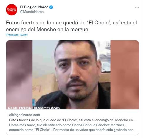 The assassination of the cartel leader