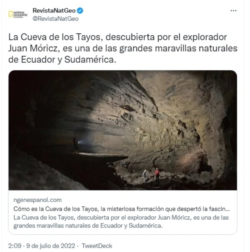 The Cueva de los Tayos: Neil Armstrong was shocked