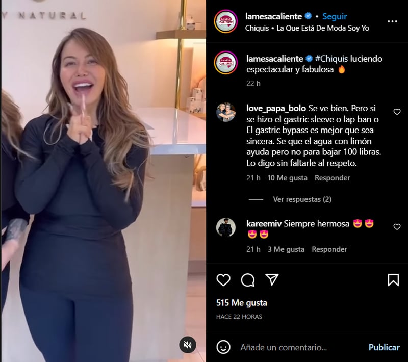 Chiquis Rivera surprises on social networks with a sports suit