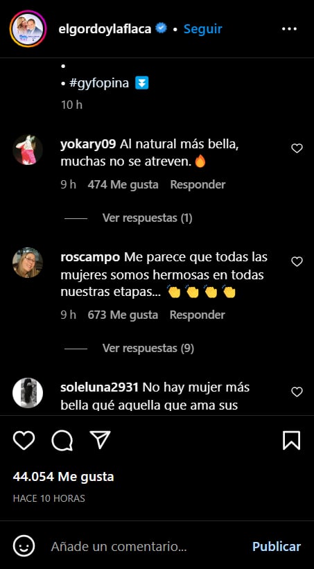 Otros seguidores la defendieron