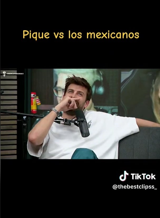 Piqué se mete con los mexicanos señalando que "no los puede tocar"
