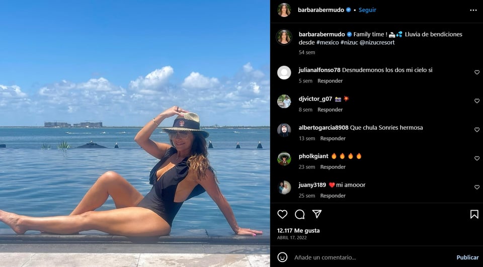 Bárbara Bermudo celebrates life while wearing a bikini in networks