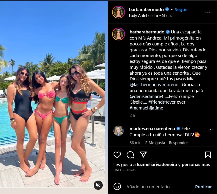 Bárbara Bermudo wears a sensual bikini in networks